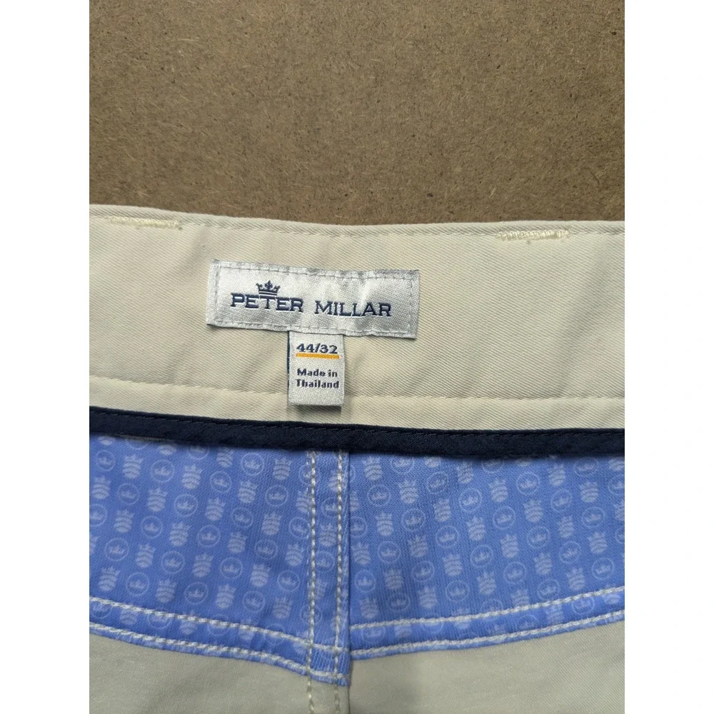 Peter Millar EB66 Performance Five-Pocket Pants Mens 44x32 Stone ME0EB66FB